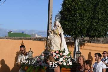 Romería popular, procesión y misa en El Caracol en la despedida de sus fiestas/TA y Francisco Javier Santana.
